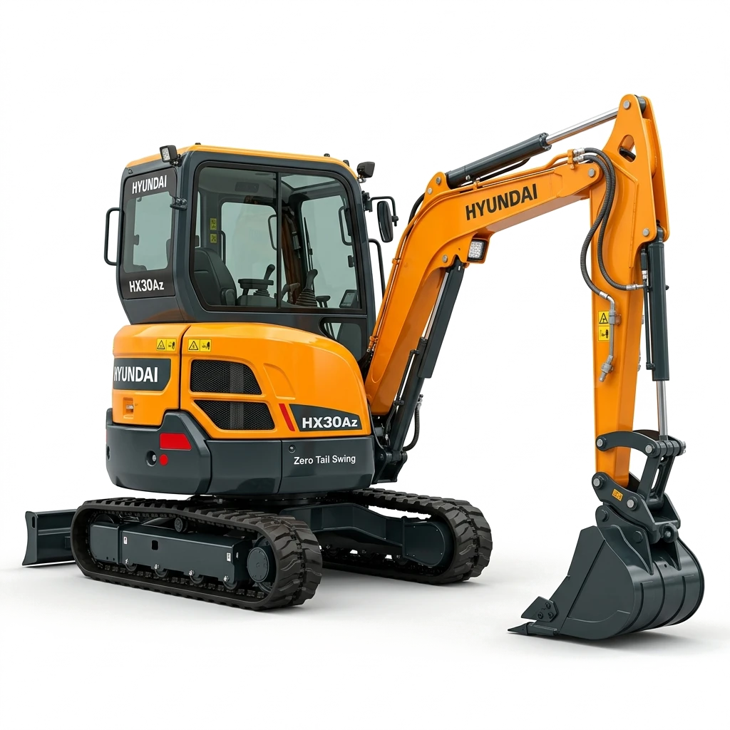 Hyundai HX35Az compact excavator
